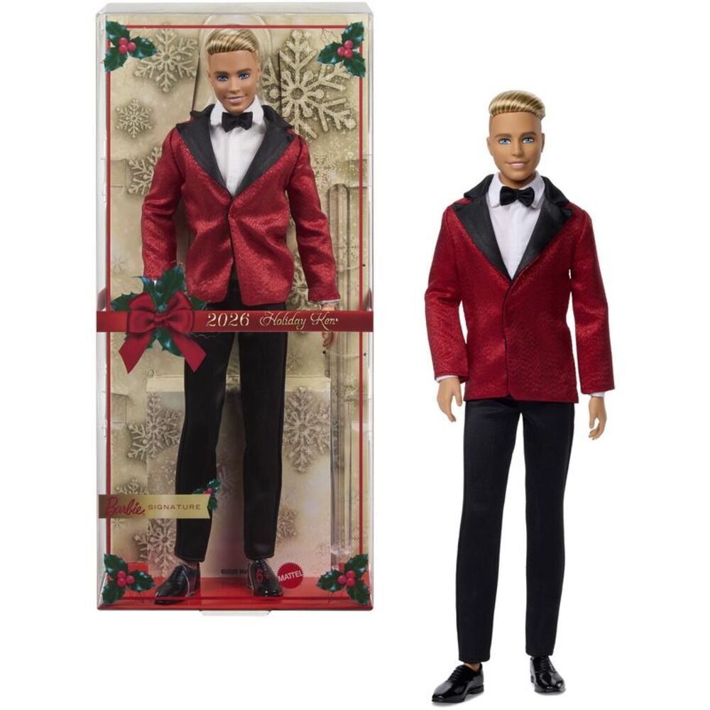 Barbie Signature 2026 Holiday Ken, Blonde COLLECTIBLES